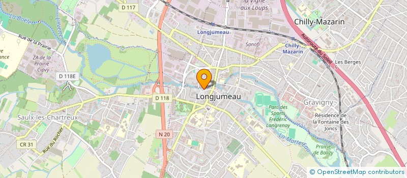 localisation de l'entreprise SYND COPRO 4 AU 10 ALLEE DE L ABREUVOIR à LONGJUMEAU