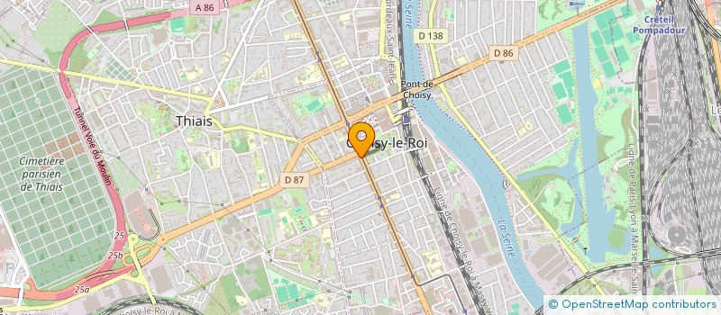 localisation de l'entreprise SYND COPRO 4 AV DE LA REPUBLIQUE à CHOISY-LE-ROI
