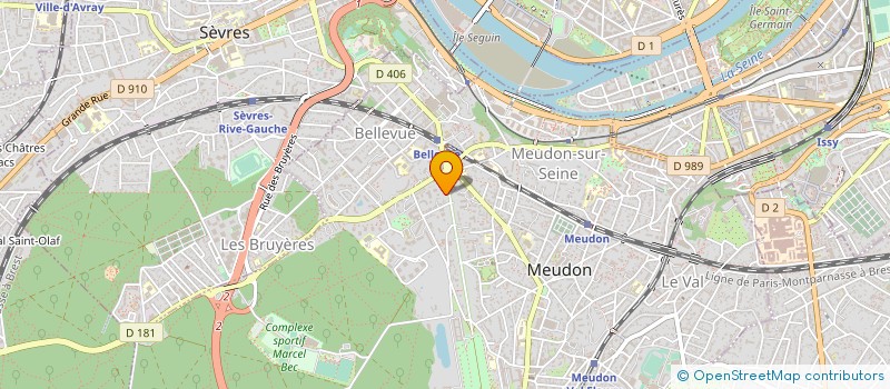localisation de l'entreprise SYND COPRO 4 AV DU CHATEAU à MEUDON