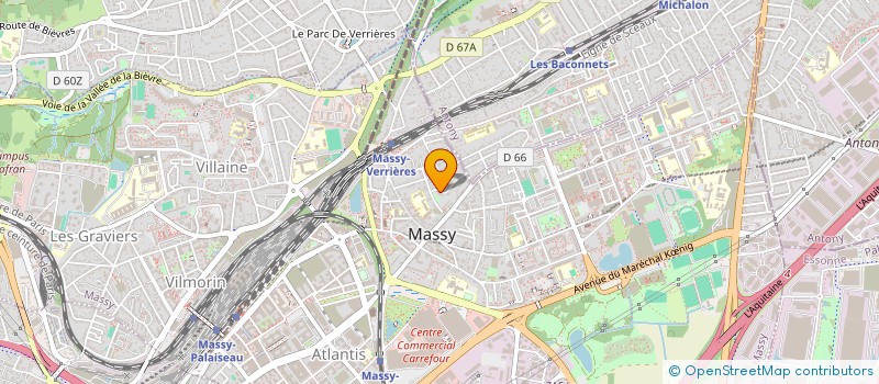 localisation de l'entreprise SYND COPRO 4 ET 6 ALLEE DU CLOS D'ORIGNY à MASSY