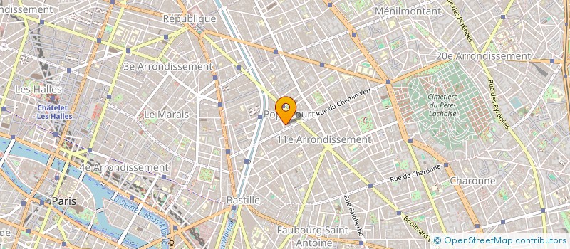 localisation de l'entreprise SYND COPRO 4 PAS ASILE POPINCOURT 75011  PARIS