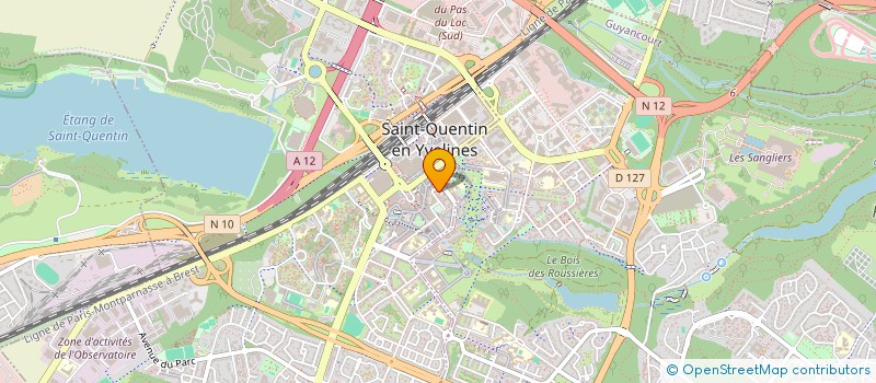 localisation de l'entreprise SYND COPRO 4 PL DES DRIADES  MONTIGNY-LE-BRETONNEUX