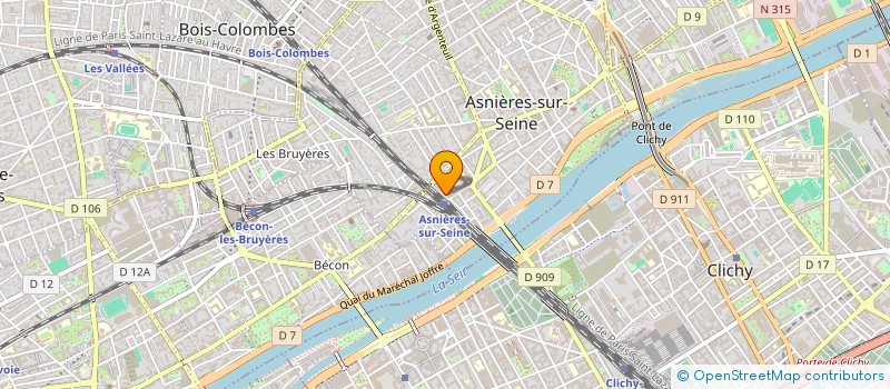 localisation de l'entreprise SYND COPRO 4 R DENIS PAPIN  ASNIERES-SUR-SEINE