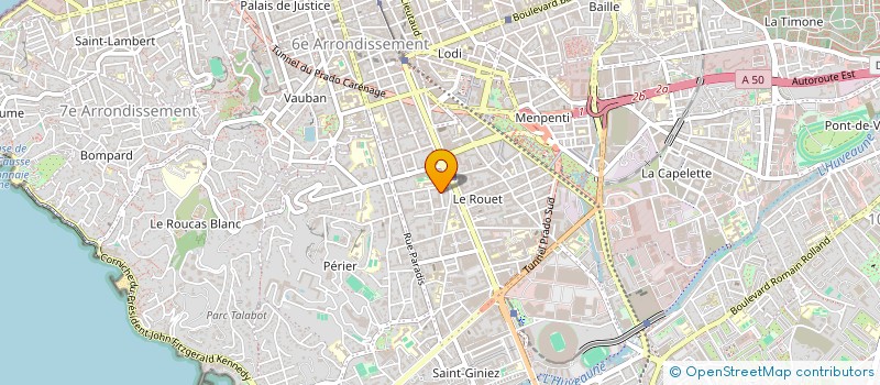 localisation de l'entreprise SYND COPRO 4 R FLORAC à MARSEILLE