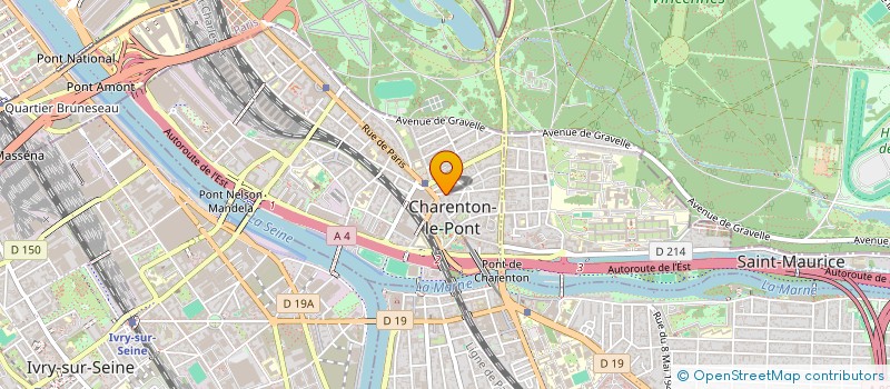 localisation de l'entreprise SYND COPRO 4 R GABRIELLE à CHARENTON-LE-PONT