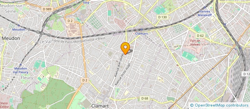 localisation de l'entreprise SYND COPRO 4 R LAZARE CARNOT à CLAMART