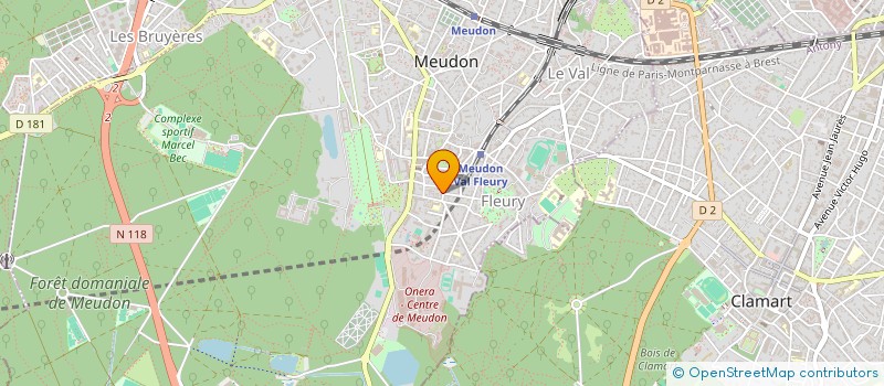 localisation de l'entreprise SYND COPRO 4 R ROUDIER à MEUDON