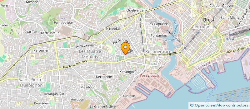 localisation de l'entreprise SYND COPRO 4 RUE ALEXIS LEMOIGNE à BREST