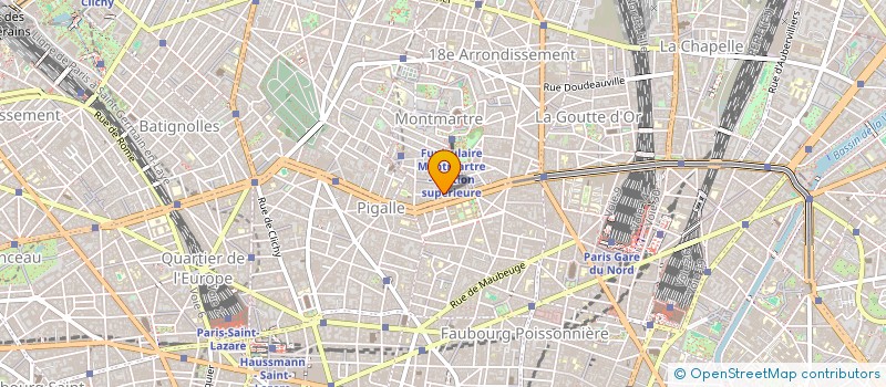 localisation de l'entreprise SYND COPRO 4 RUE DANCOURT  PARIS