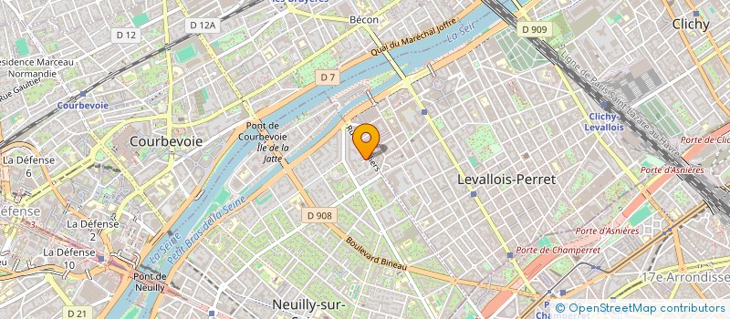 localisation de l'entreprise SYND COPRO 4 RUE DE LILLE à NEUILLY-SUR-SEINE