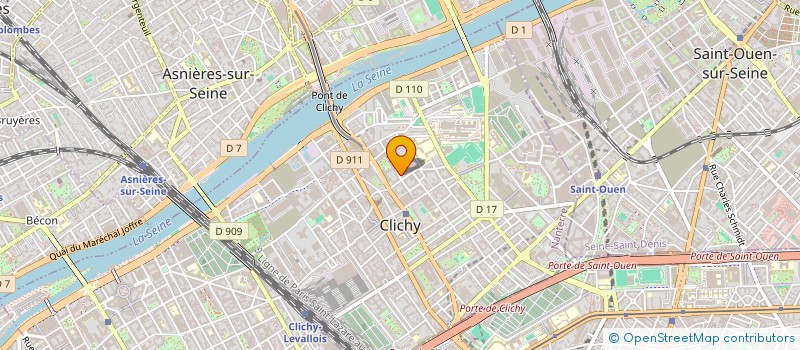 localisation de l'entreprise SYND COPRO 4 RUE DES BATELIERS  CLICHY