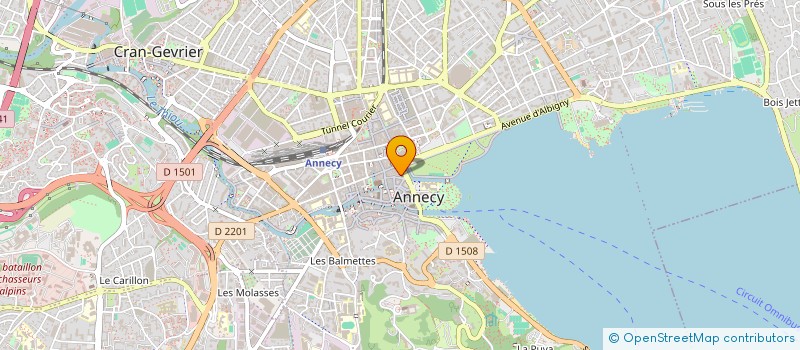 localisation de l'entreprise SYND COPRO 4  RUE DU LAC  ANNECY