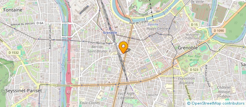 localisation de l'entreprise SYND COPRO 4 RUE ETIENNE MARCEL  GRENOBLE