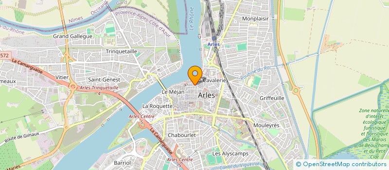 localisation de l'entreprise SYND COPRO 4 RUE JEAN LEBAS  ARLES