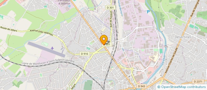 localisation de l'entreprise SYND COPRO 40 AV THOMAS à MONTLUCON
