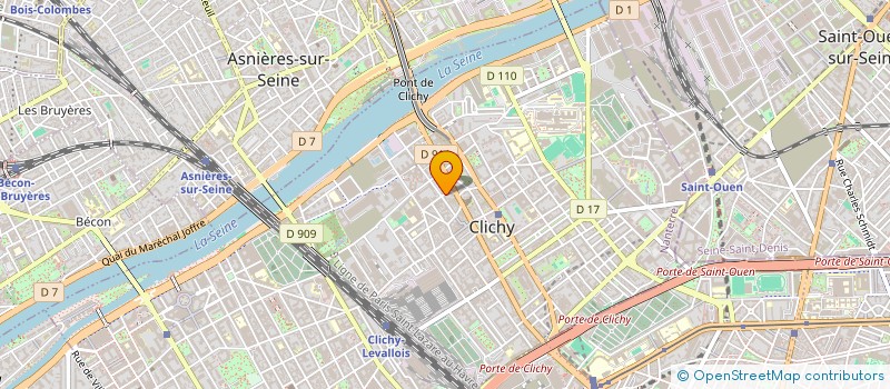 localisation de l'entreprise SYND COPRO 40 R DE L'AVENIR à CLICHY
