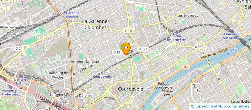 localisation de l'entreprise SYND COPRO 40 R KILFORD à COURBEVOIE