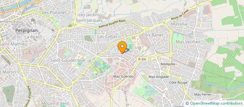 localisation de l'entreprise SYND COPRO 40 R PHILIBERT DELORME  PERPIGNAN