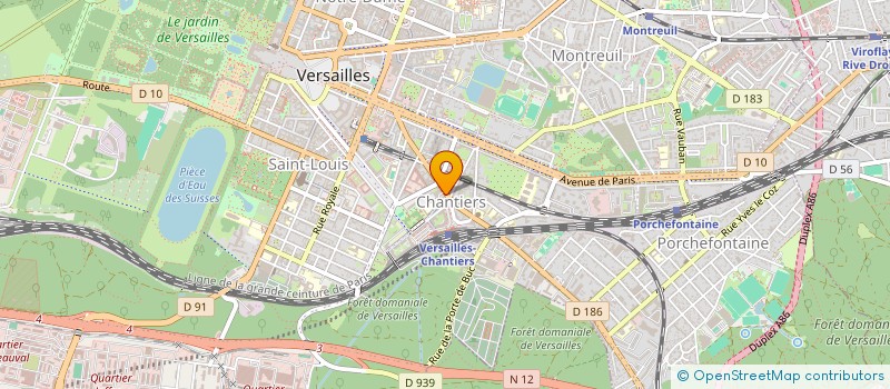 localisation de l'entreprise SYND COPRO 40 RUE ETATS GENERAUX à VERSAILLES