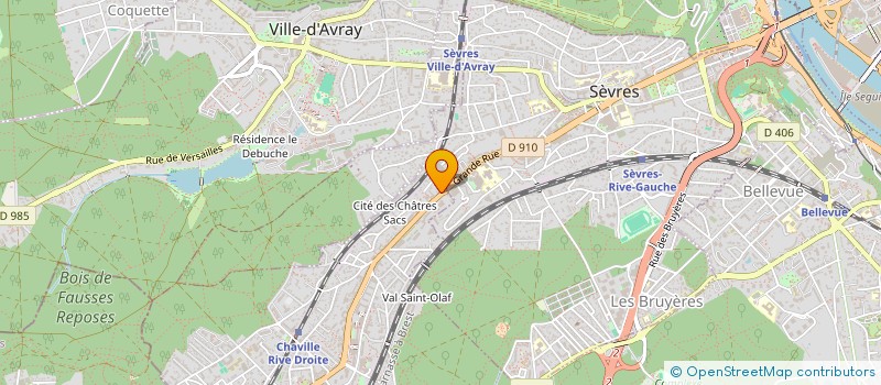 localisation de l'entreprise SYND COPRO à CHAVILLE
