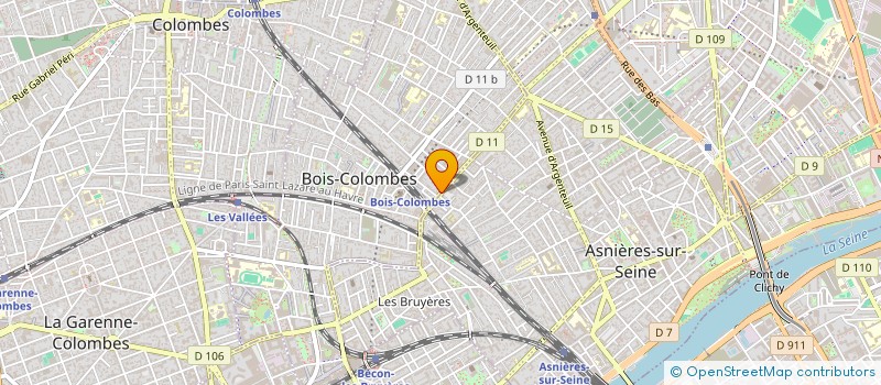 localisation de l'entreprise SYND COPRO à BOIS-COLOMBES