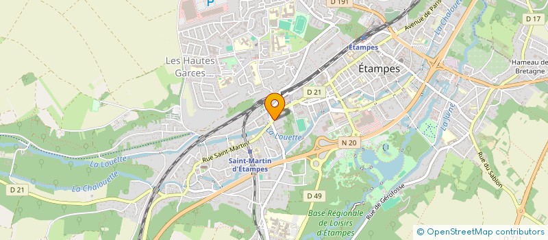 localisation de l'entreprise SYND COPRO 41 R DU HAUT PAVE à ETAMPES