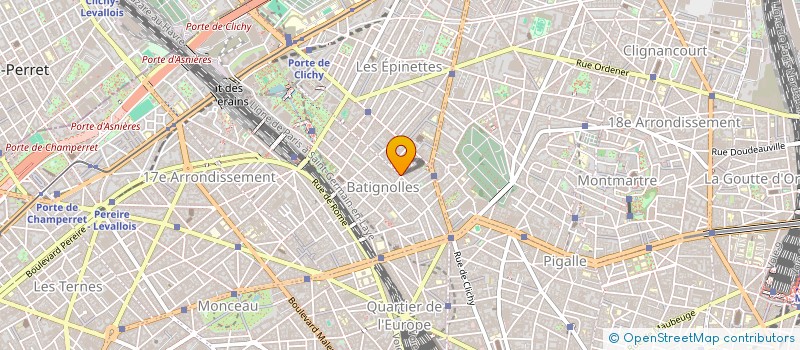 localisation de l'entreprise SYND COPRO 41 R LEMERCIER 32 R CONDAMINE  PARIS