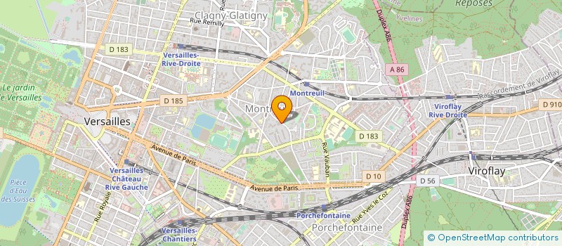 localisation de l'entreprise SYND COPRO 41 R SAINT CHARLES à VERSAILLES