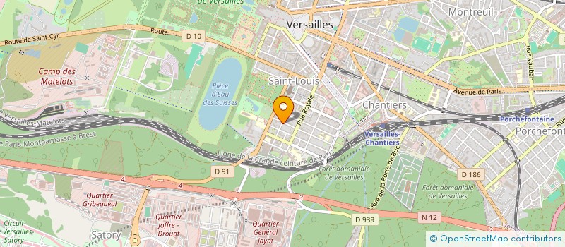 localisation de l'entreprise SYND COPRO 41 R SAINT HONORE à VERSAILLES
