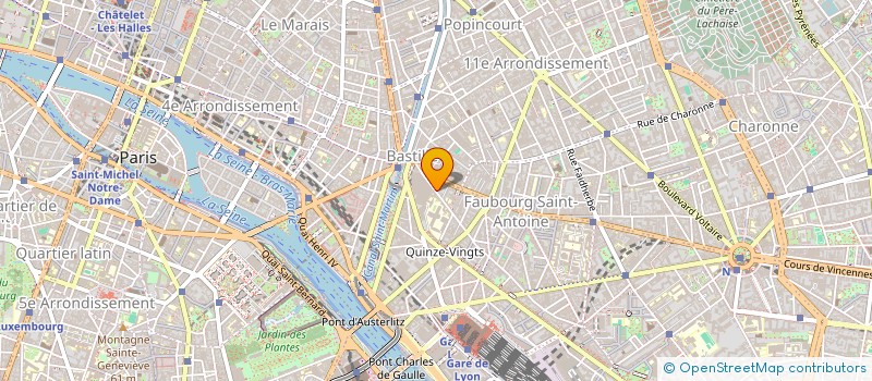 localisation de l'entreprise SYND COPRO 41 RUE DE CHARENTON  PARIS