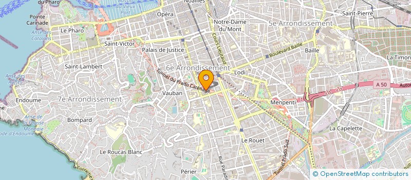 localisation de l'entreprise SYND COPRO 41 RUE FALQUE à MARSEILLE