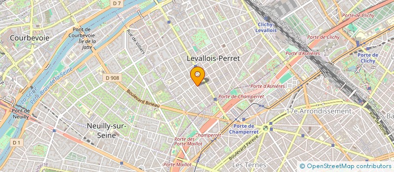 localisation de l'entreprise SYND COPRO 42 MARIUS AUFAN à LEVALLOIS-PERRET
