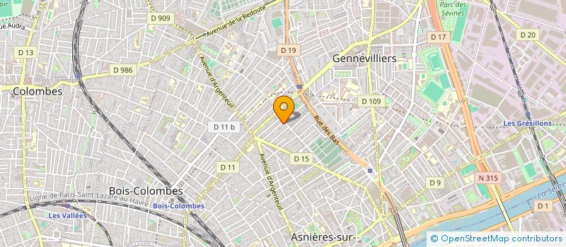 localisation de l'entreprise SYND COPRO 42 R MORTINAT  ASNIERES-SUR-SEINE