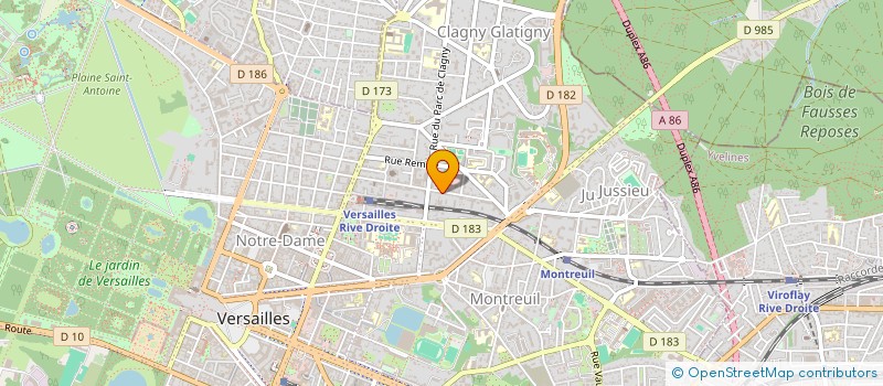 localisation de l'entreprise SYND COPRO 42 RUE ALBERT JOLY à VERSAILLES