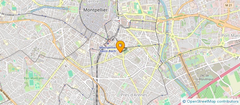 localisation de l'entreprise SYND COPRO 42 RUE DES AIGUERELLES à MONTPELLIER