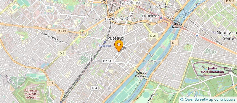 localisation de l'entreprise SYND COPRO 43 A 57 R EICHENBERGER à PUTEAUX