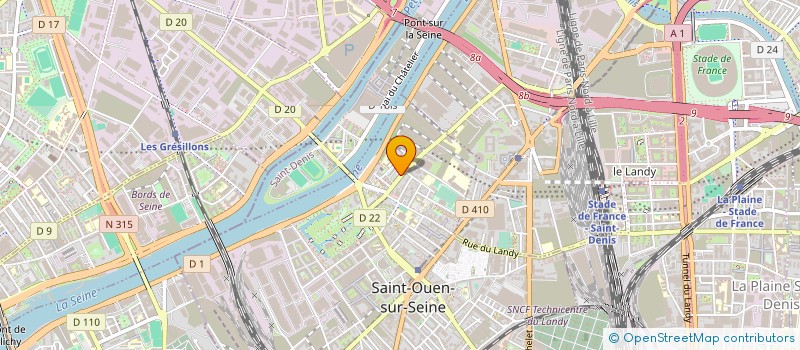 localisation de l'entreprise SYND COPRO 43 RUE ST DENIS à SAINT-OUEN-SUR-SEINE