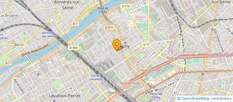 localisation de l'entreprise SYND COPRO à CLICHY