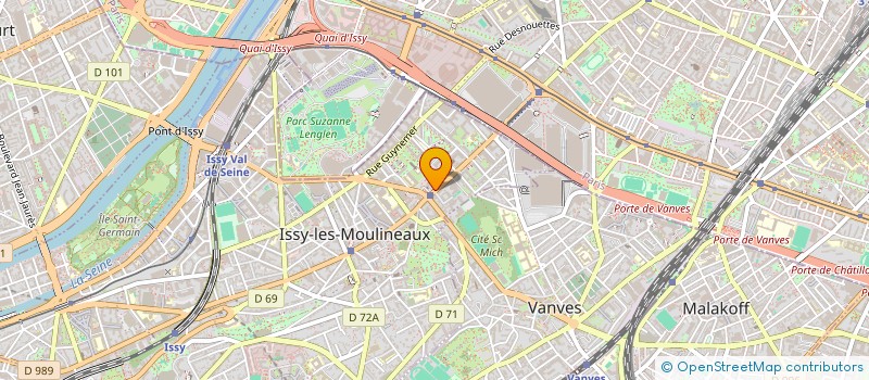 localisation de l'entreprise SYND COPRO 44 RUE ERNEST RENAN à ISSY-LES-MOULINEAUX
