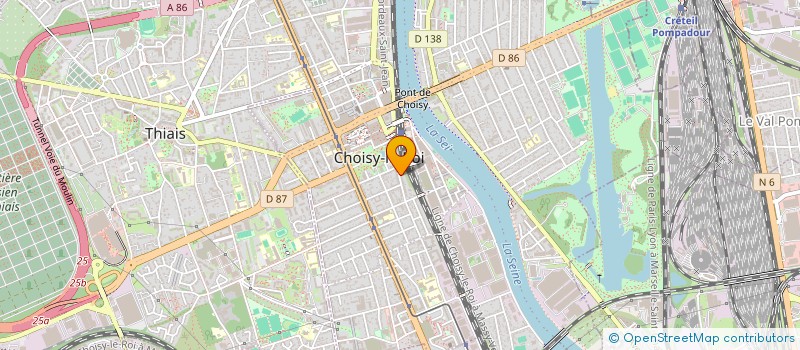 localisation de l'entreprise SYND COPRO 45 AV ANATOLE FRANCE à CHOISY-LE-ROI