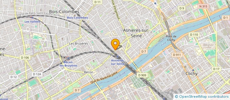 localisation de l'entreprise SYND COPRO 45 AV DE LA MARNE  ASNIERES-SUR-SEINE