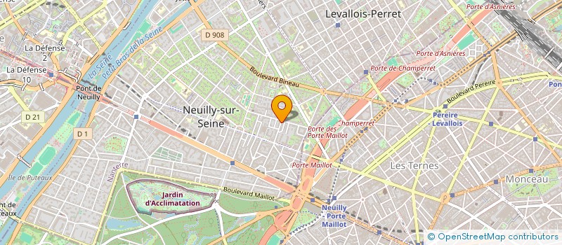 localisation de l'entreprise SYND COPRO 45 B R MADELEINE MICHELIS à NEUILLY-SUR-SEINE