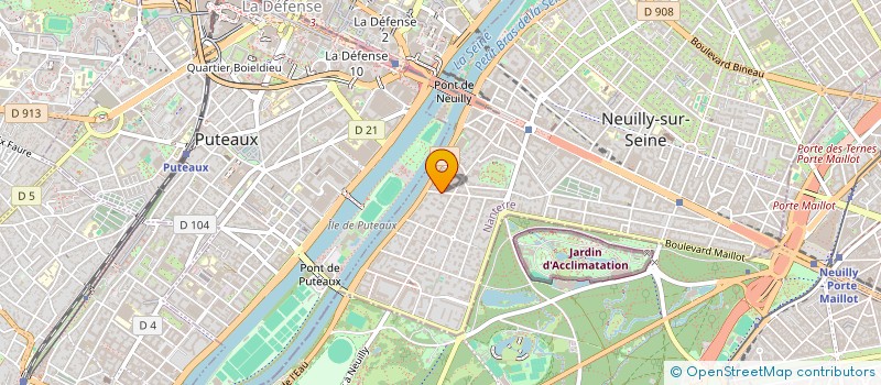 localisation de l'entreprise SYND COPRO 45 R BOIS DE BOULOGNE à NEUILLY-SUR-SEINE