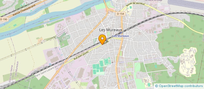 localisation de l'entreprise SYND COPRO 45 R JEAN JAURES LES MUREAUX à LES MUREAUX