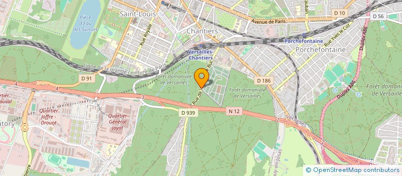 localisation de l'entreprise SYND COPRO 45 R PORTE DE BUC VERSAILLES à VERSAILLES