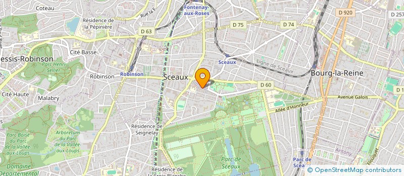 localisation de l'entreprise SYND COPRO 45 RUE HOUDAN à SCEAUX