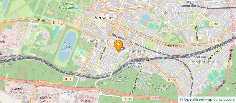 localisation de l'entreprise SYND COPRO 46 AV DE SCEAUX à VERSAILLES