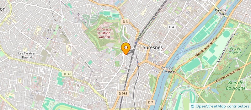 localisation de l'entreprise SYND COPRO 46 R CLUSERET à SURESNES