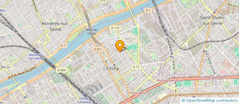 localisation de l'entreprise SYND COPRO 46 R DU LANDY à CLICHY