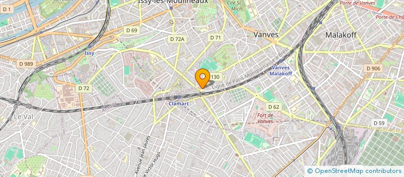 localisation de l'entreprise SYND COPRO 46 R LARMEROUX  VANVES